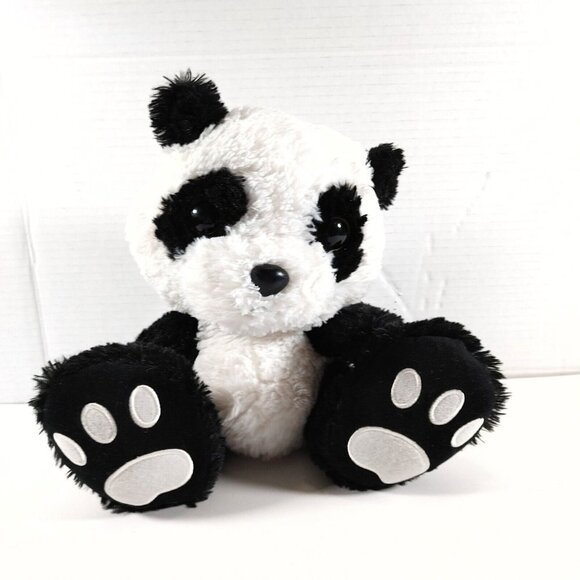 Taddle Toes  by Aurora Wild Animals Domino Panda 10" Blush Stuffed Animal - Picture 1 of 4